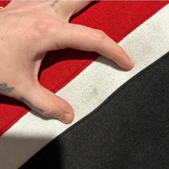 Chase Authentics Red and Black Crewneck Sweater - Picture 4 of 4